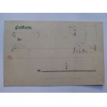 Kępno, Kampen, lithograph, 5 views, church, post office, synagogue, train station, ca. 1900