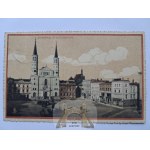 Bydgoszcz, Bromberg, Friedrichplatz, church, 1917