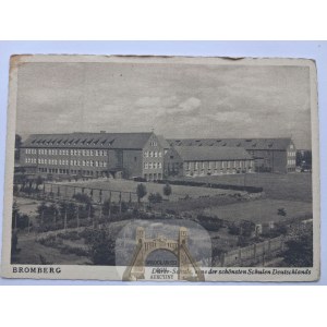 Bydgoszcz, Bromberg, škola, Durer Schule, okolo roku 1940