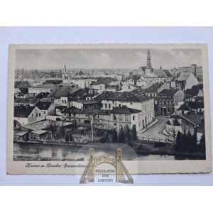 Koronowo, près de Bydgoszcz, panorama datant d'environ 1940
