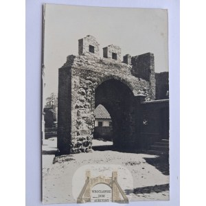 Toruń, Thorn, city walls, castle, ca. 1935