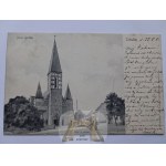 Szubin near Nakło, church, 1905