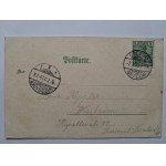 Szczecin, Stettin, Weinberg, lithograph, 1900