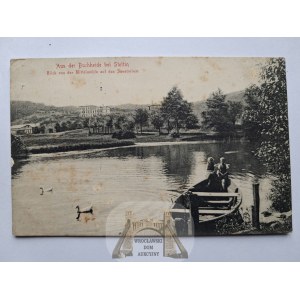 Szczecin, Stettino, Buchheide, mulino, 1908