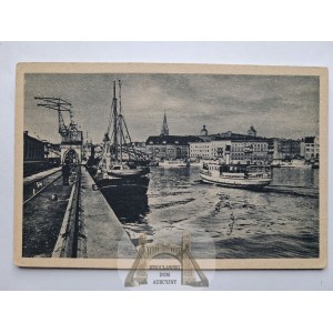Szczecin, Stettin, l'Oder, vers 1942