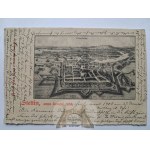 Szczecin, Stettin, veduta, 1654, 1900