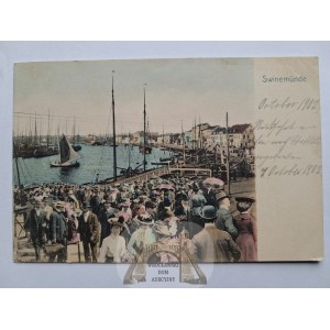 Świnoujście, Swinemünde, collage, ca. 1900