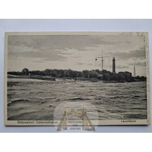 Świnoujście, Swinemünde, faro, 1935
