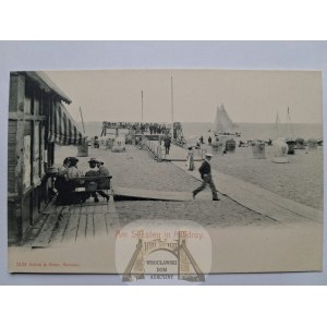 Międzyzdroje, Misdory, près de la jetée, vers 1900