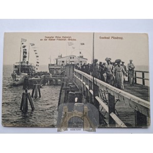 Międzyzdroje, Misdory, la jetée, vers 1910