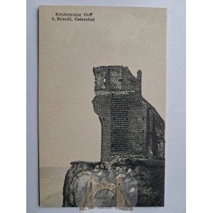 Trzęsacz, nei pressi di Rewal, rovine della chiesa, 1920 circa