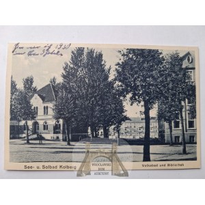 Kołobrzeg, Kolberg, library, ca. 1934