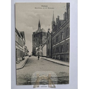 Kołobrzeg, Kolberg, Katedralna Street, 1913