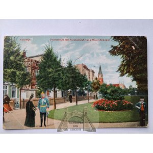 Kołobrzeg, Kolberg, Promenáda, 1913
