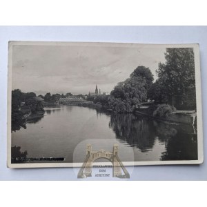 Kołobrzeg, Kolberg, panorama, ca. 1938, sent after 1945