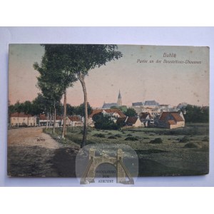 Bobolice, Bublitz nei pressi di Koszalin, panorama, 1920 circa