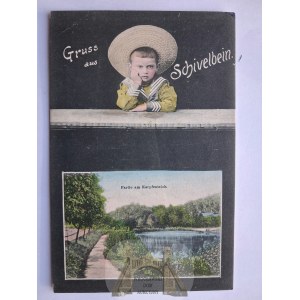 Świdwin, Schivelbein, panorama, collage, little boy, 1912
