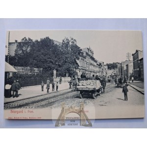 Stargard, Dworcowa Street, ca. 1910