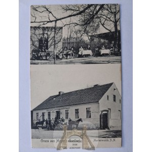 Bierzwnik near Choszczno, an inn, 1913