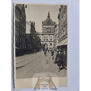 Danzica, Danzig, Długi Targ, persone, intorno al 1930