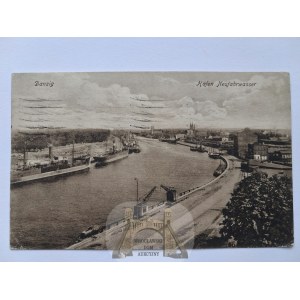 Gdańsk, Danzig, Nowy Port, port, 1929