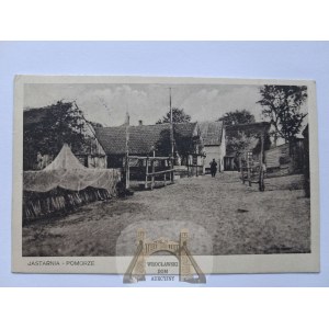 Jastarnia, a small street, cottages, ca. 1925