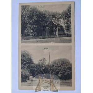 Koźliny, nei pressi di Tczew, Dirschau, chiesa, canonica, 1918