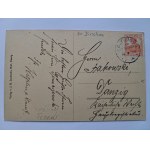 Koźliny, nei pressi di Tczew, Dirschau, chiesa, canonica, 1918