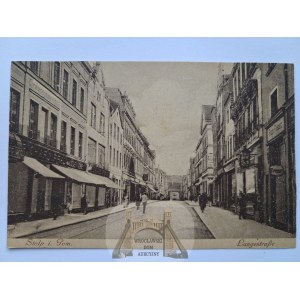 Słupsk, Stolp, Langestrasse, ca. 1920