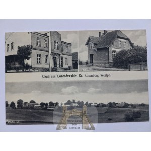 Podlasek u Suszu, Nowe Miasto Lubawskie, škola, restaurace, 1936