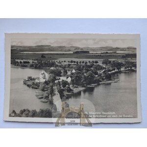 Ełk, Lyck, panorama, Bunelka ok. 1935