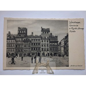 Warschau, Mietshäuser am Marktplatz, Verlag Polonia, Nr. 260, ca. 1938