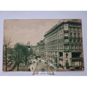 Warszawa, ulica Mazowiecka ok. 1930