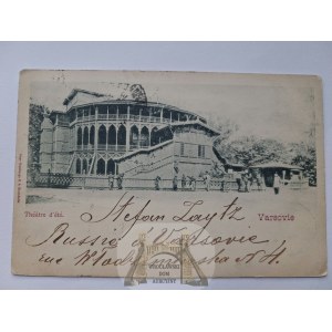 Warsaw, Summer Theater 1900