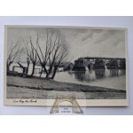 Brok, near Ostrów Mazowiecka; a bridge demolished around 1940