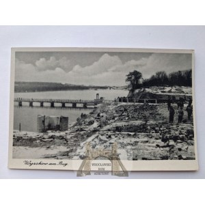 Wyszków, most tymczasowy ok. 1940