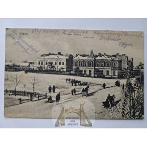 Mława, Nové náměstí v zimě roku 1915