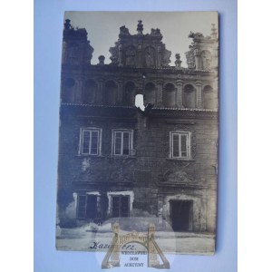 Kazimierz Dolny, vyhorený činžový dom na ulici Celejowska v roku 1918