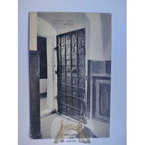 Kazimierz Dolny, monastery, door, 1914