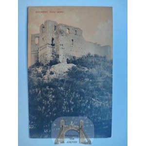 Kazimierz Dolny, castle ruins, 1917