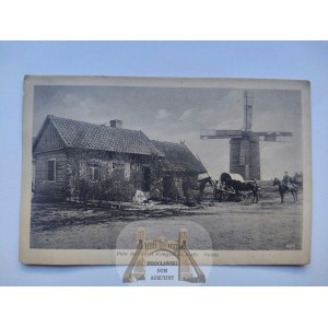 Kolno, větrný mlýn, kolem roku 1915