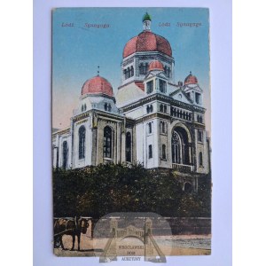 Łódź, synagogue, 1917