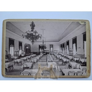Łódź, Helenów, interior, phototype on cardboard, ca. 1900