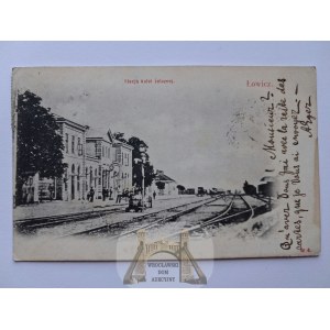 Łowicz, Bahnhof 1902