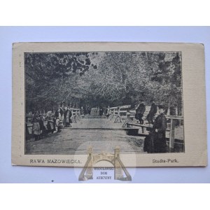 Rawa Mazowiecka, park 1915