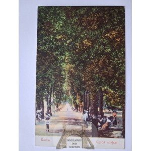 Kielce, city garden, ca. 1910