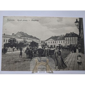 Rzeszów, Marktplatz, Menschen 1915