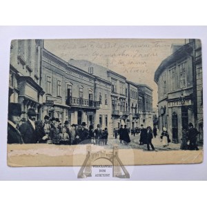 Tarnów, a street, people, ca. 1910
