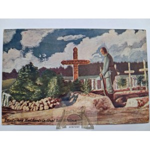 Lithuania, Vilnius, cemetery, painterly, 1916