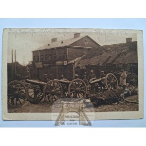 Lithuania, Kaunas, captured cannons, 1916